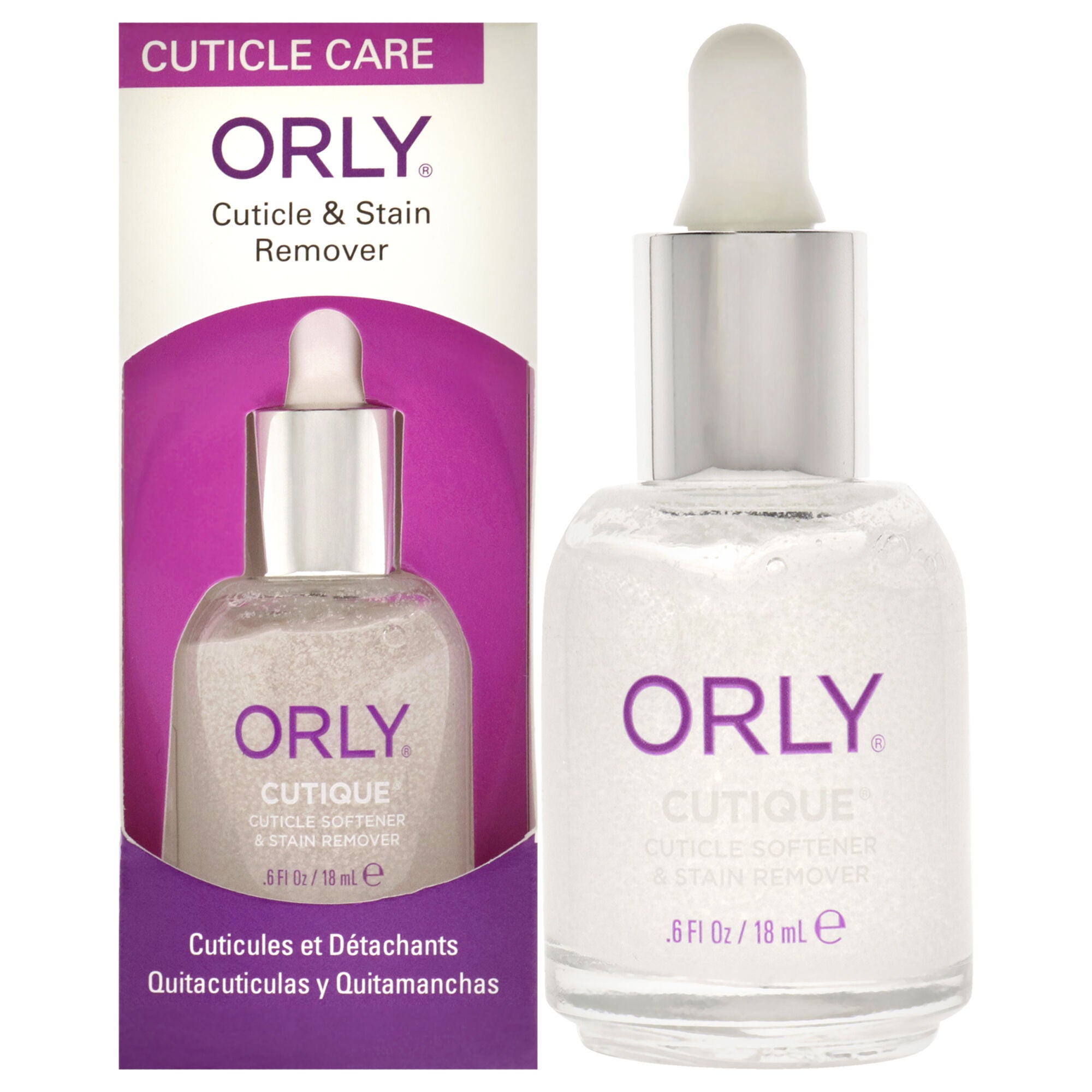Cuticle and Stain Remover by Orly for Women - 0.6 oz Nail Treatment, See Description, hi-res image number 0