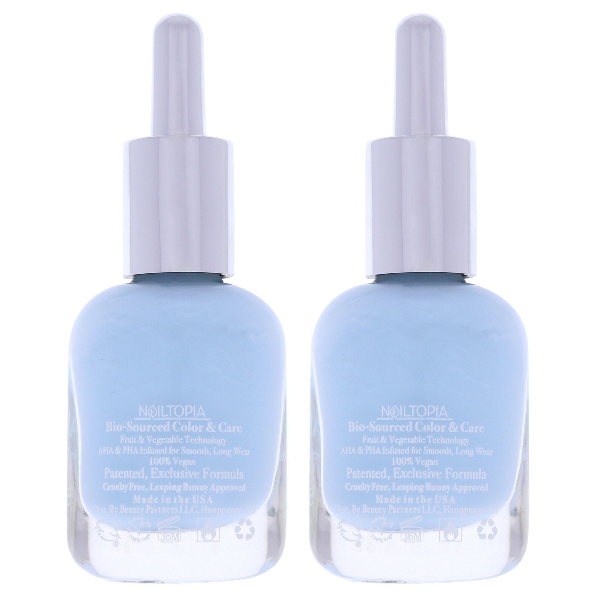 Bio-Sourced Chip Free Nail Lacquer - Hula Girl by Nailtopia for Women - 0.41 oz Nail Polish - Pack of 2, , alternate image number 3