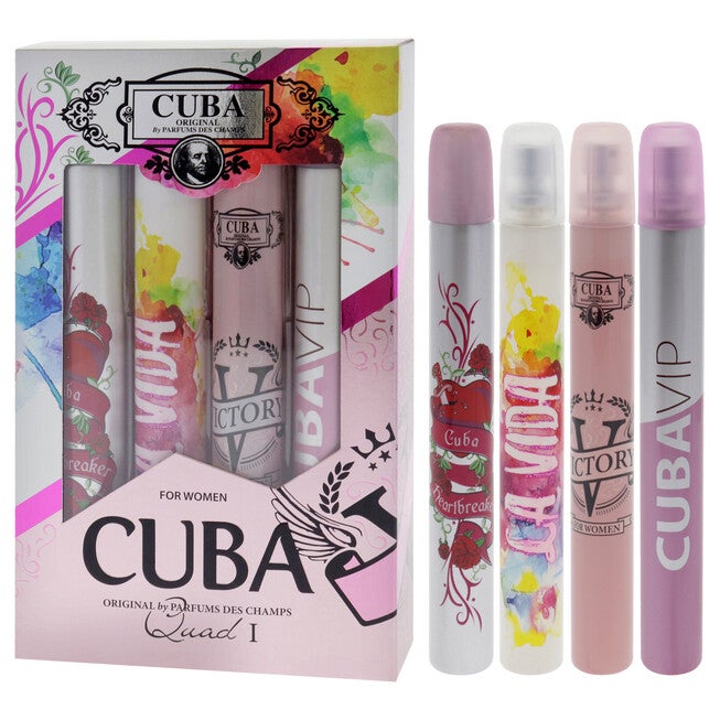 Cuba Quad I by Cuba for Women - 4 Pc Gift Set, NA, alternate image number null