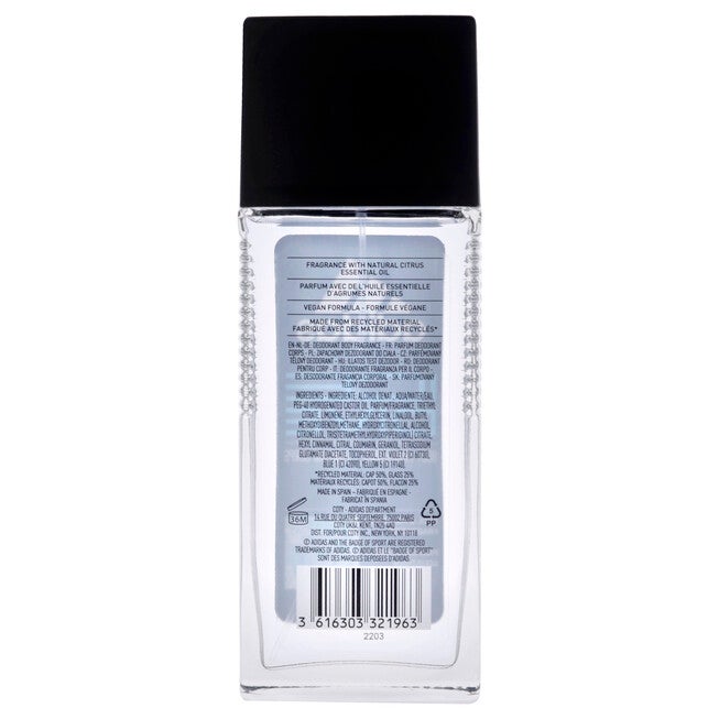 Adidas Ice Dive by Adidas for Men - 2.5 oz Fragrance Mist, See Description, alternate image number 1