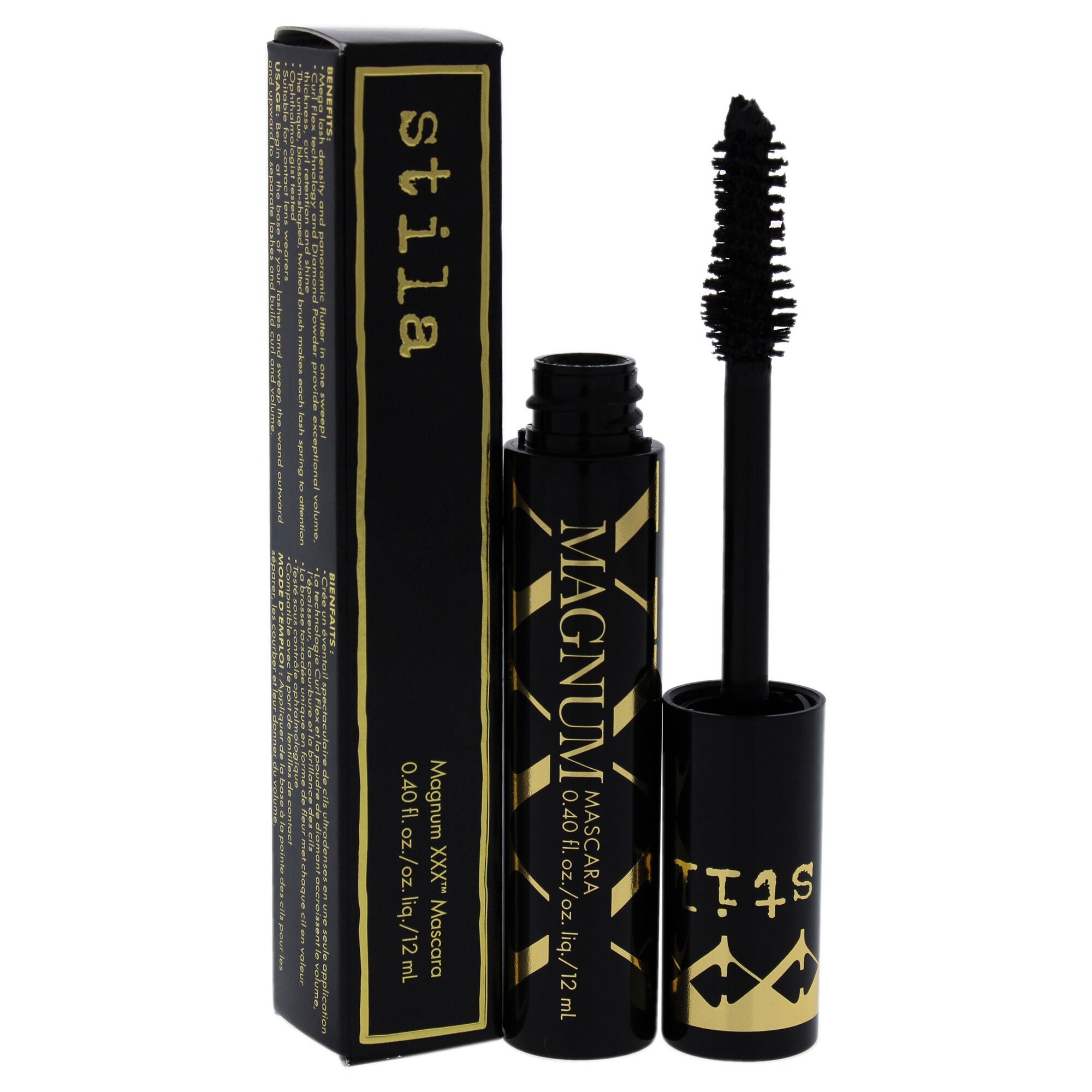 Magnum XXX Mascara - Intense Black by Stila for Women - 0.4 oz Mascara, , alternate image number 6