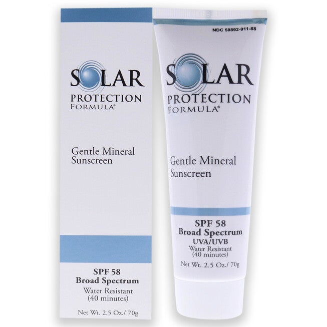 Solar Protection Formula Gentle Mineral Sunscreen SPF 58 by Tizo for Unisex - 2.5 oz Sunscreen, NA, hi-res image number null