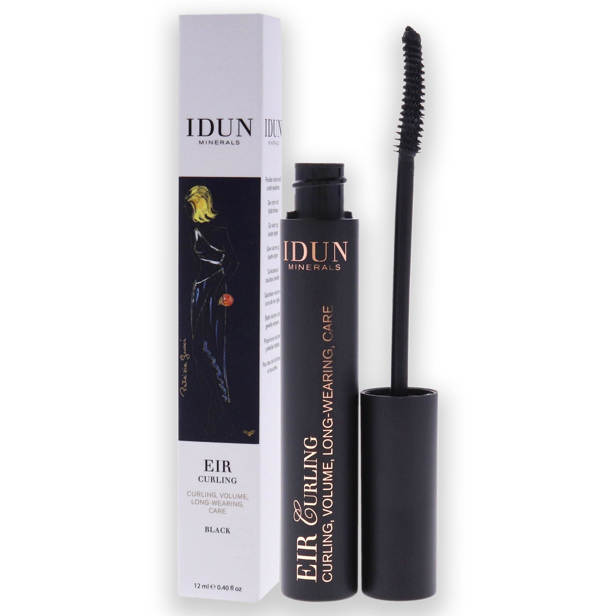Eir Curling Mascara - 007 Black by Idun Minerals for Women - 0.40 oz Mascara, See Description, alternate image number 3