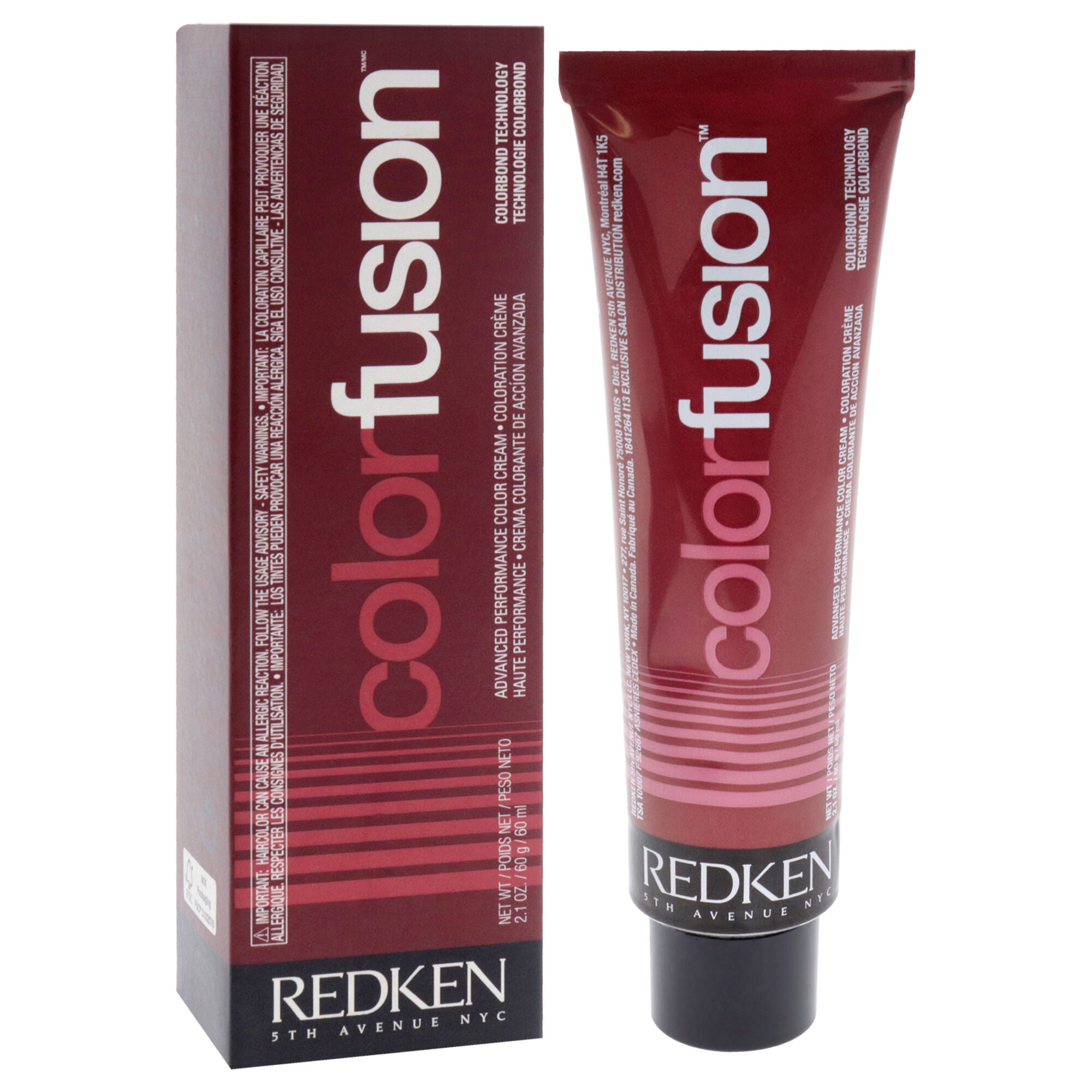 Color Fusion Color Cream Fashion - 5T Titanium by Redken for Women - 2.1 oz Hair Color, See Description, alternate image number 2