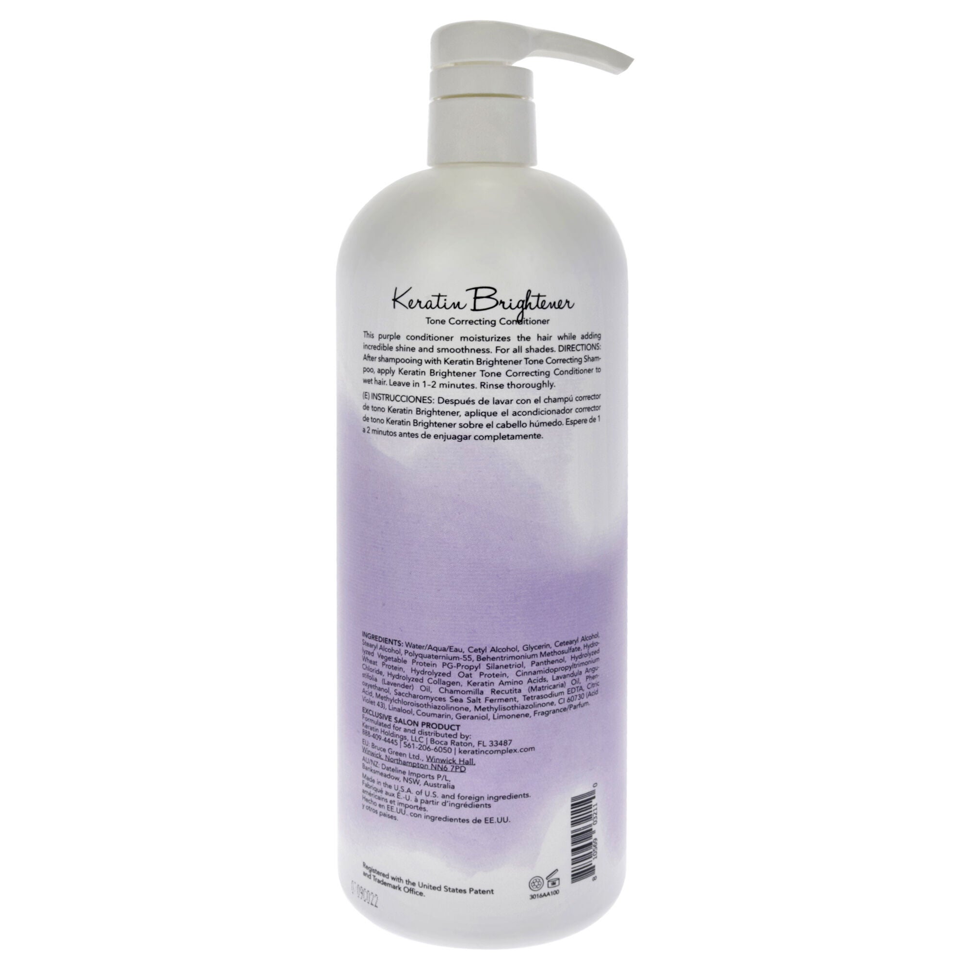 Keratin Brightener Conditioner by Keratin Perfect for Unisex - 32 oz Conditioner, See Description, alternate image number 2