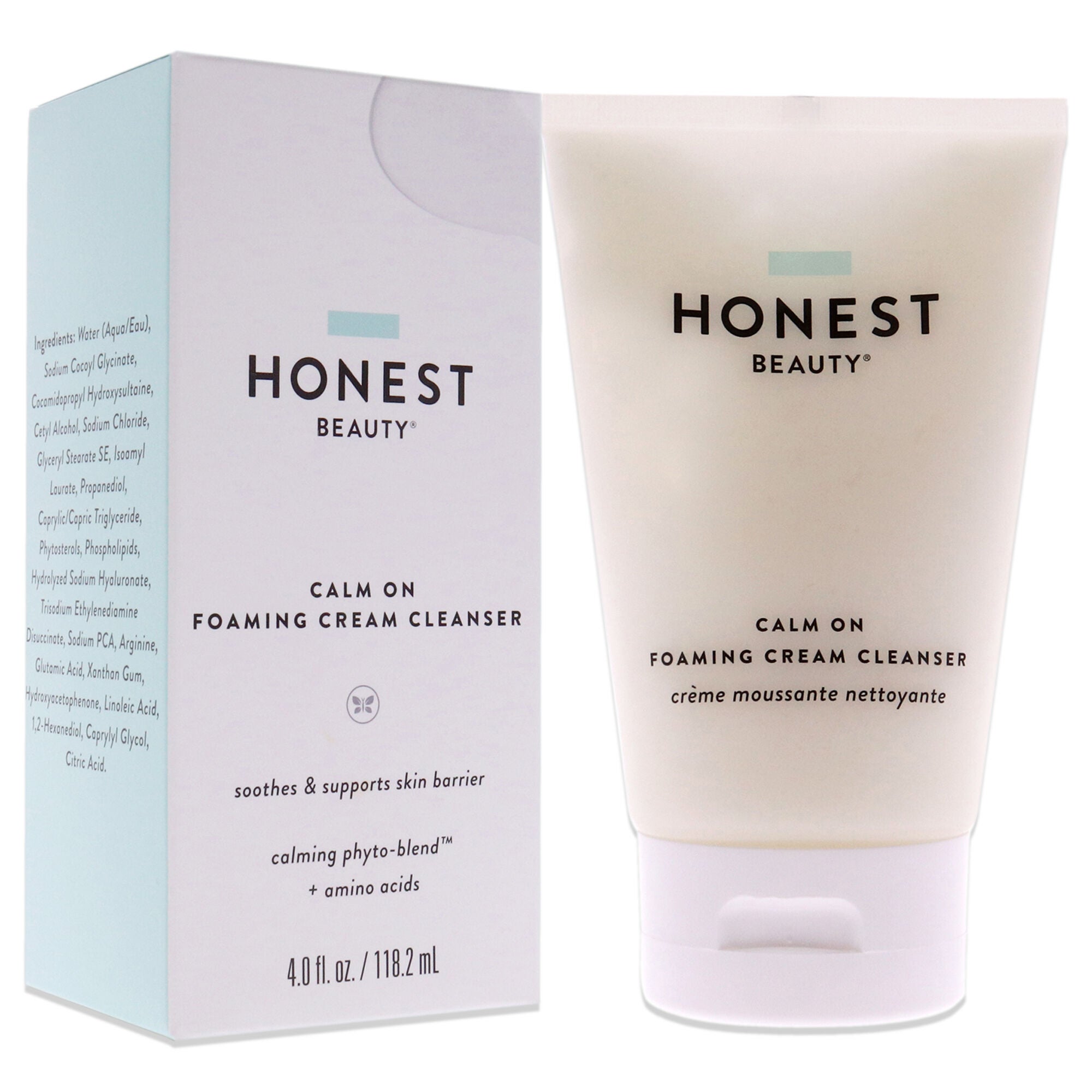 Calm on Foaming Cream Cleanser by Honest for Women - 4 oz Cleanser, See Description, alternate image number 4