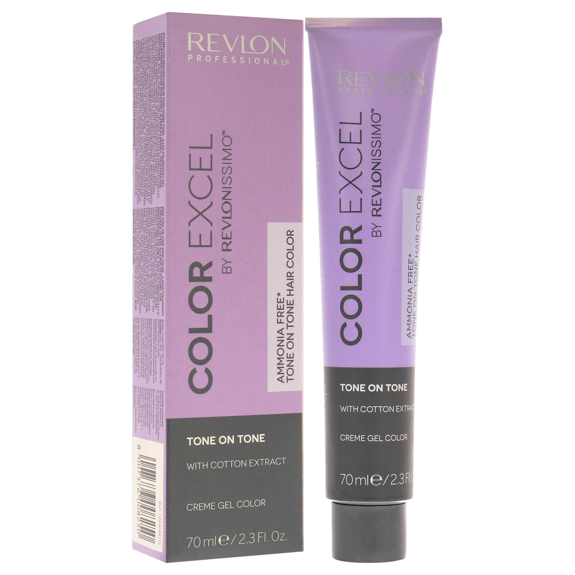 Revlonissimo Color Excel - 7.12 Medium Ash Iridescent Blonde by Revlon for Unisex - 2.3 oz Hair Color, See Description, alternate image number 1