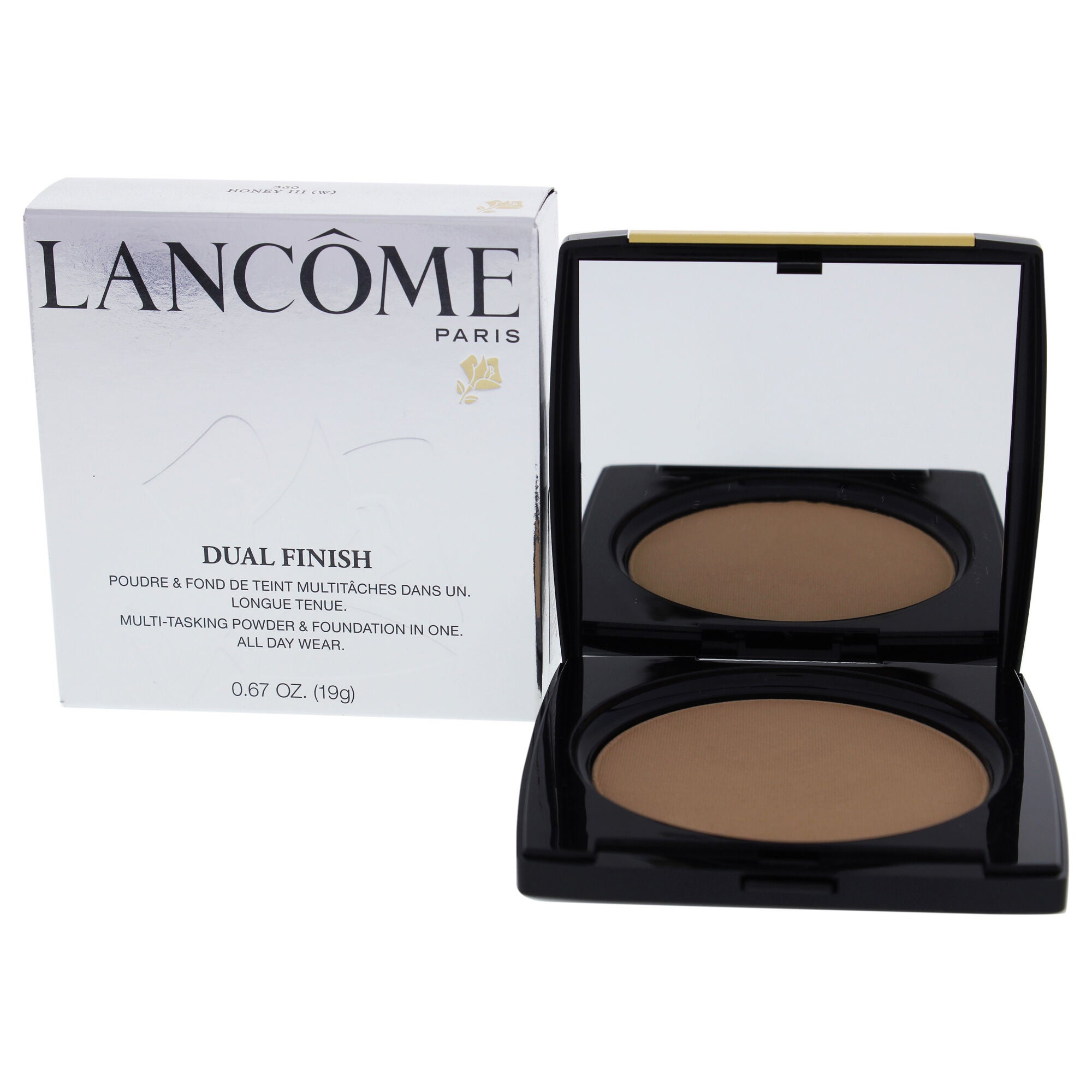 Dual Finish Versatile Powder Makeup - Matte Honey III by Lancome for Women - 0.67 oz Powder, , alternate image number 4