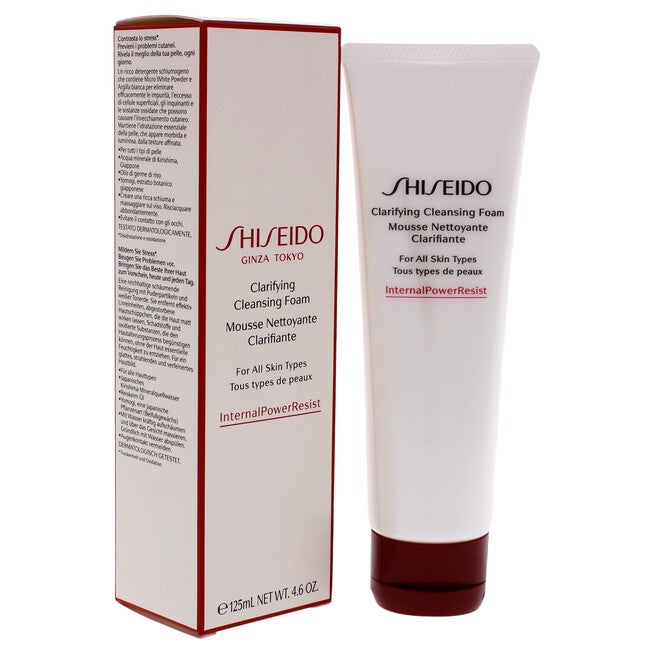 Clarifying Cleansing Foam by Shiseido for Unisex - 4.6 oz Cleanser, See Description, alternate image number 1