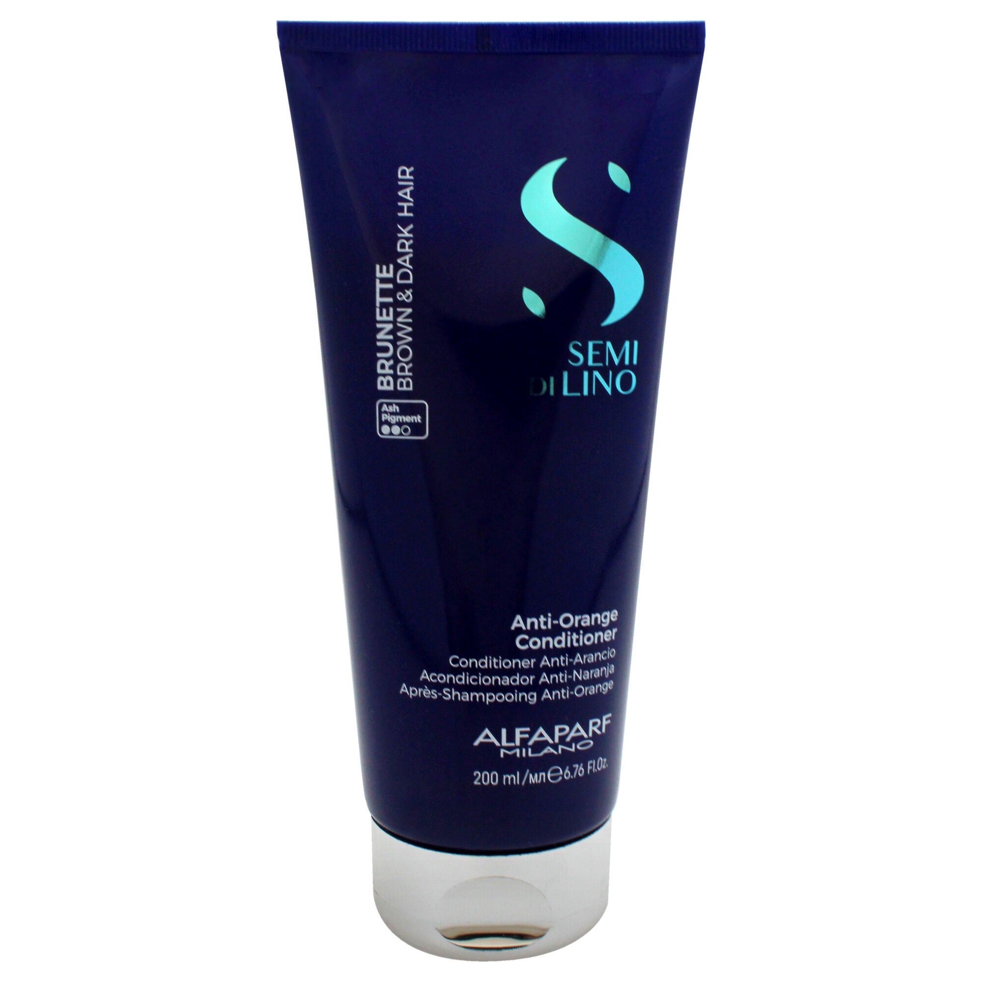 Semi Di Lino Brunette Anti-Orange Conditioner by Alfaparf Milano for Unisex - 6.7 oz Conditioner, See Description, alternate image number 3
