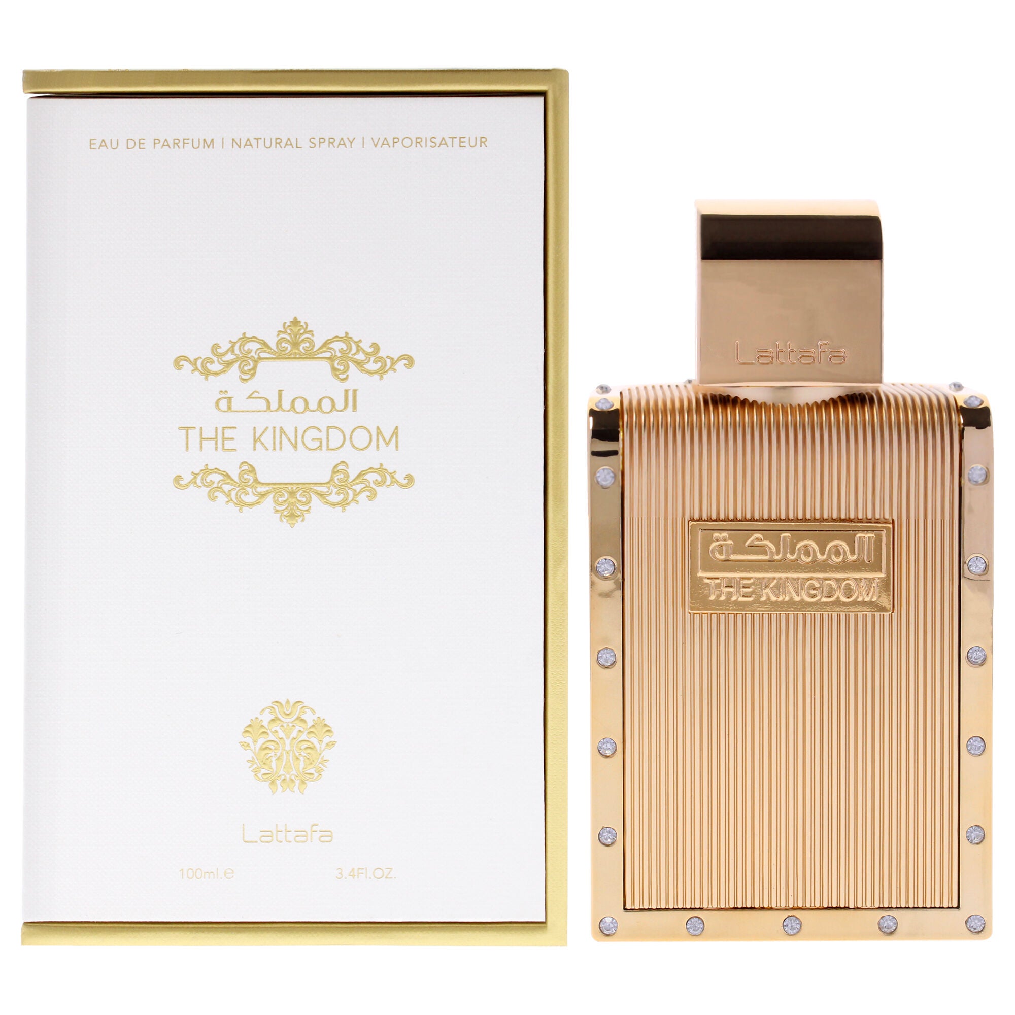 The Kingdom by Lattafa for Men - 3.4 oz EDP Spray, Clear, hi-res image number 0
