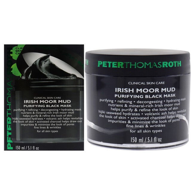 Irish Moor Mud Purifying Black Mask - All Skin Types by Peter Thomas Roth for Unisex - 5 oz Mask, NA, hi-res image number null