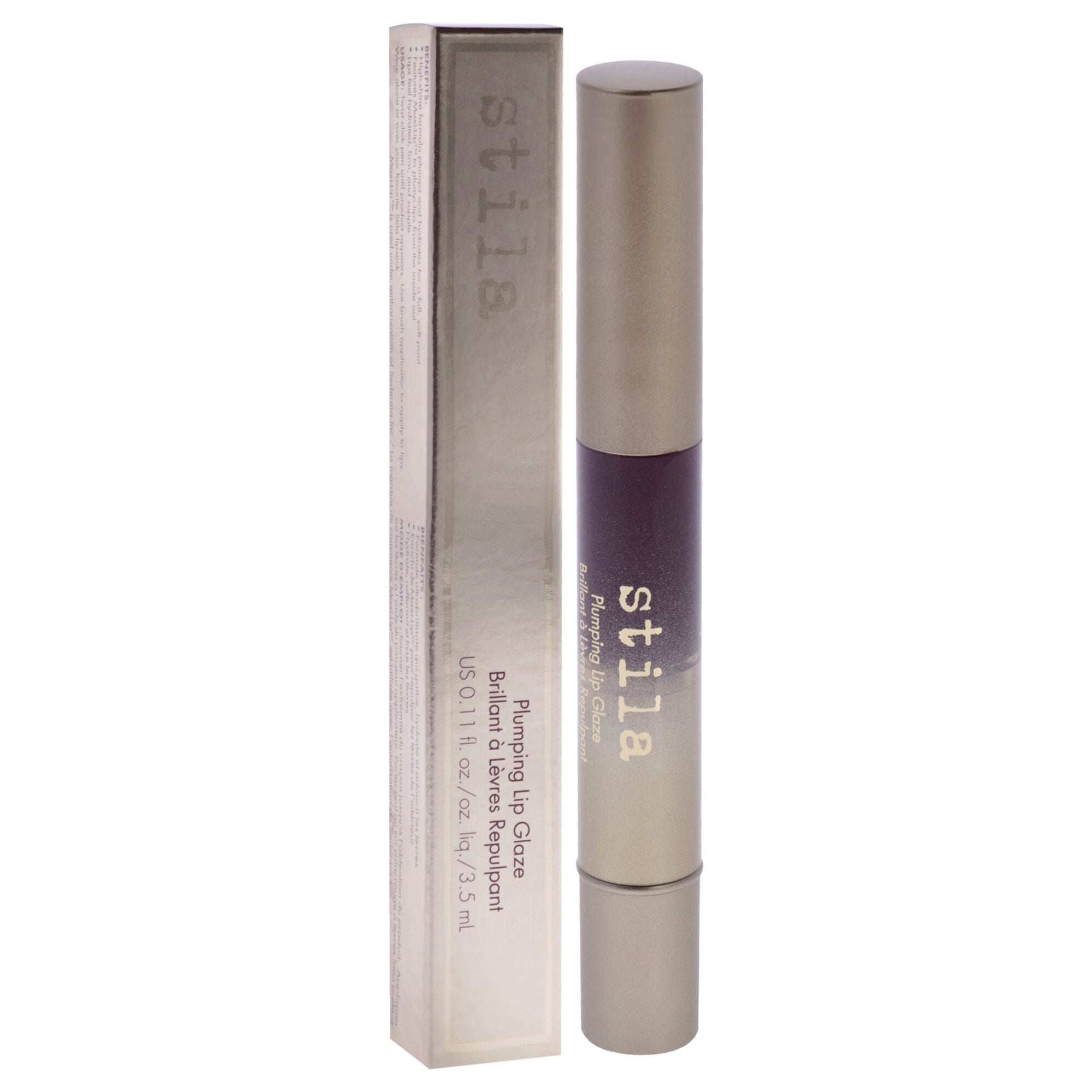 Plumping Lip Glaze - Hazelnut by Stila for Women - 0.11 oz Lip Gloss, See Description, alternate image number 2