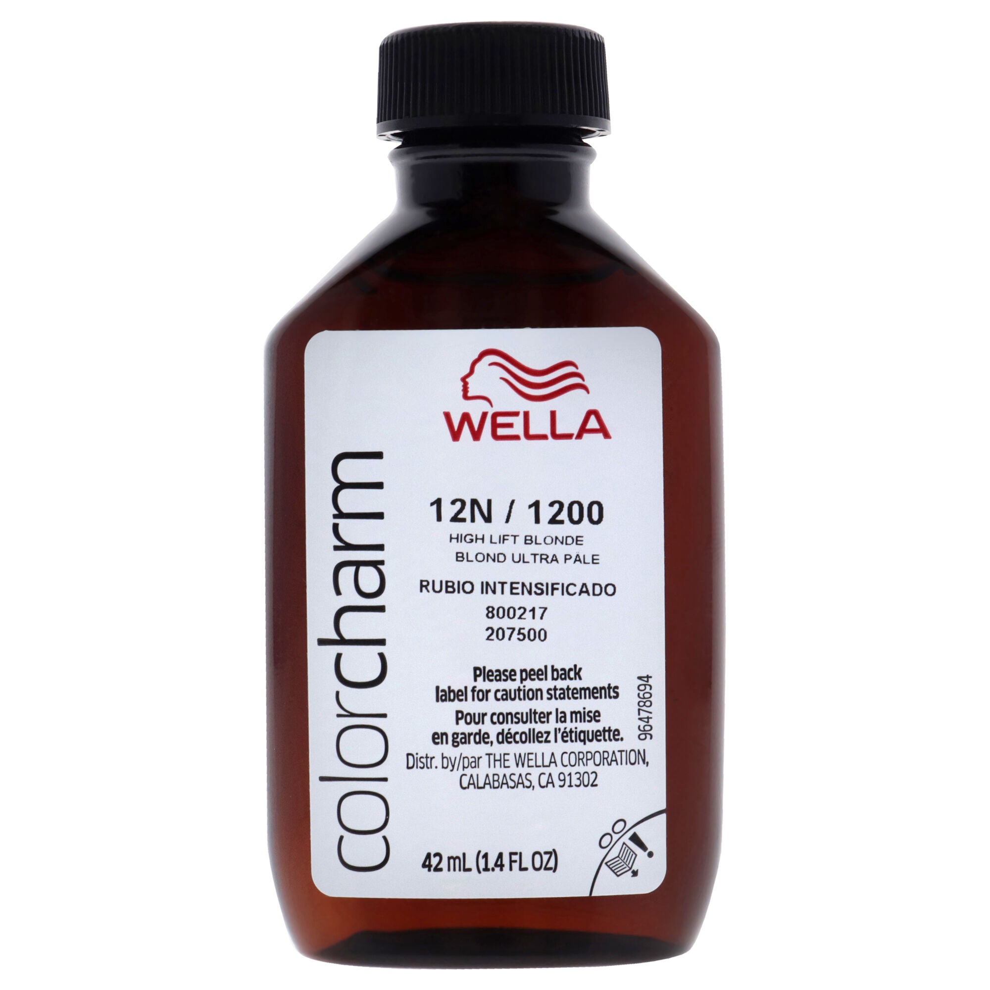 Color Charm Permanent Liquid Hair Color - 12N 1200 High Lift Blonde by Wella for Unisex - 1.42 oz Hair Color, See Description, alternate image number 1