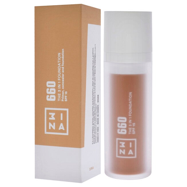 The 3-In-1 Foundation SPF 15 - 660 by 3INA for Women - 1.01 oz Foundation, NA, alternate image number null