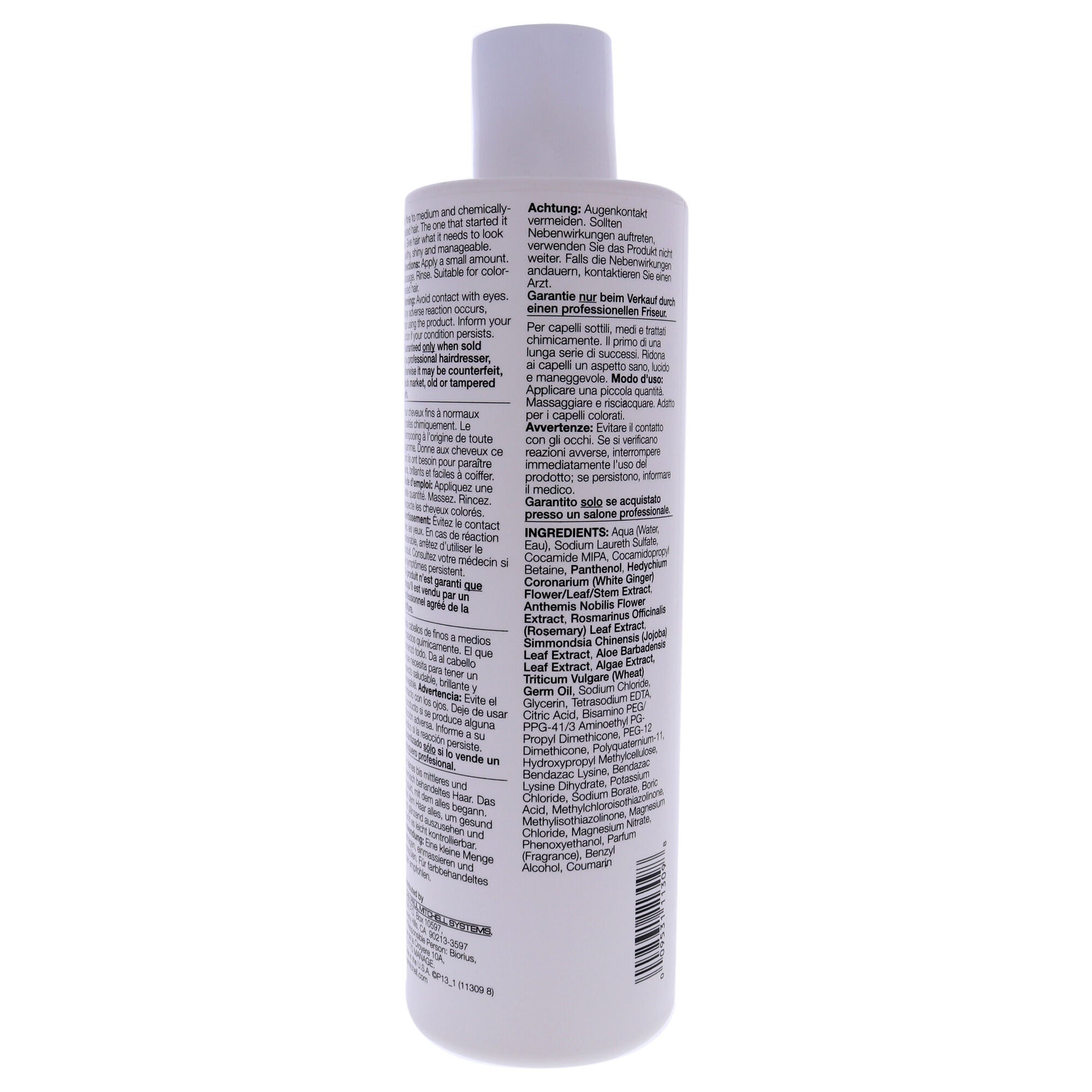 Shampoo One by Paul Mitchell for Unisex - 16.9 oz Shampoo, See Description, alternate image number 2