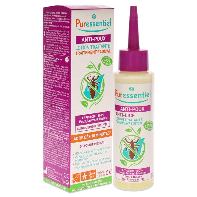 Anti-Lice Treatment Lotion by Puressentiel for Unisex - 3.4 oz Treatment, , alternate image number null