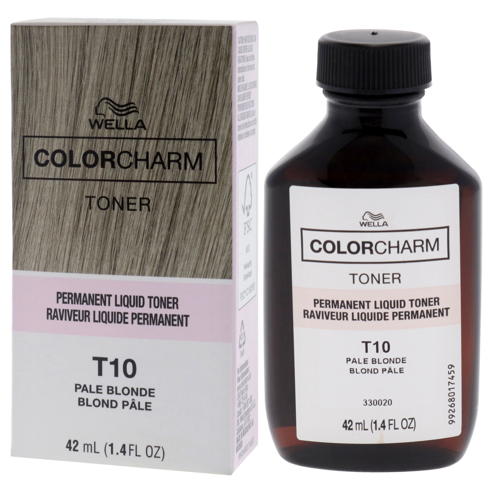 Color Charm Permanent Toner - T10 Pale Blonde by Wella for Unisex - 1.4 oz Toner, See Description, alternate image number 3