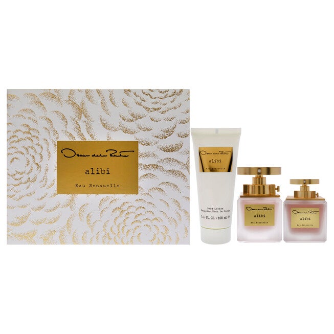 Alibi Eau Sensuelle by Oscar De La Renta for Women - 3 Pc Gift Set 3.3oz EDP Spray, 1oz EDP Spray 3.4oz Body Lotion, NA, hi-res image number null