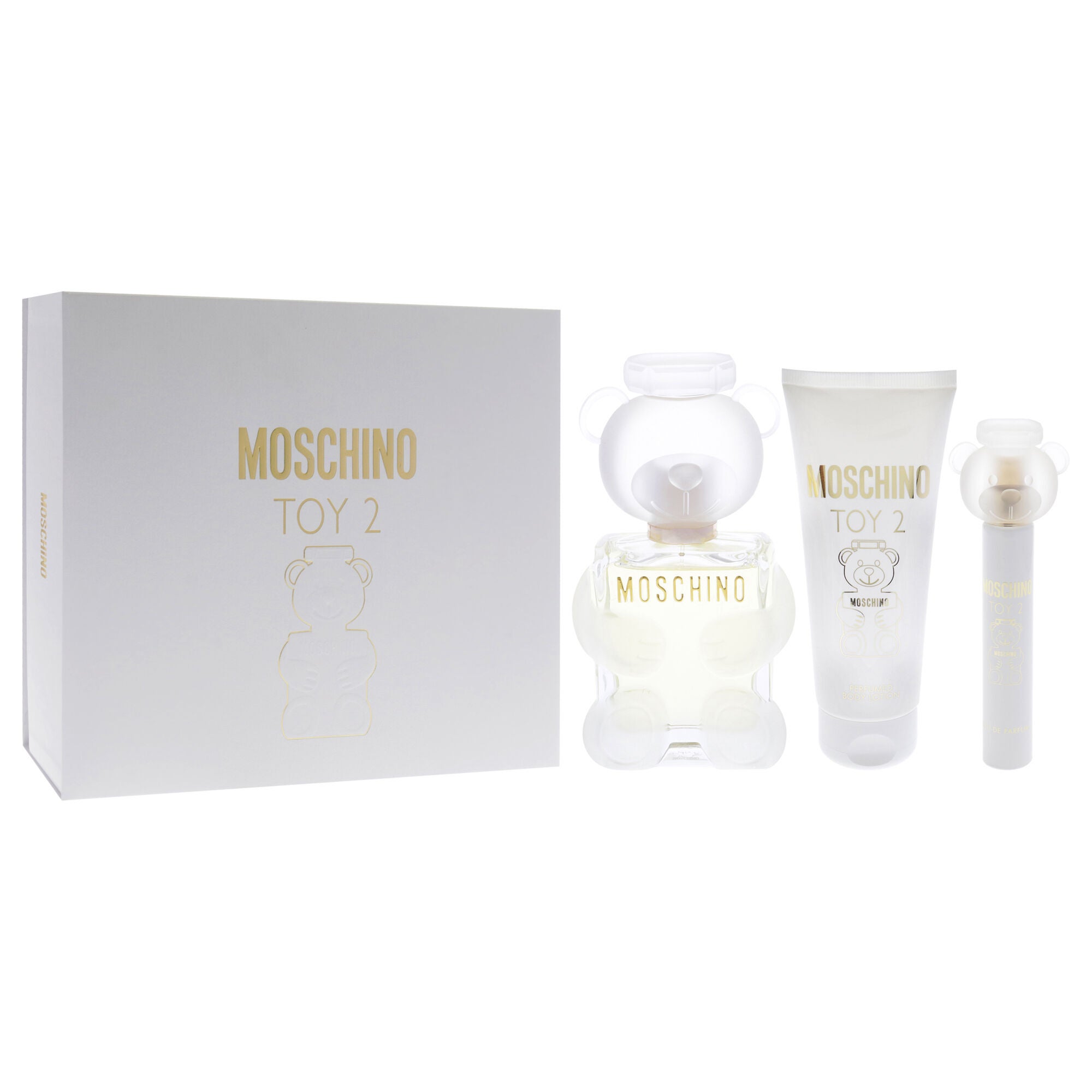 Moschino Toy 2 by Moschino for Women - 3 Pc Gift Set 3.4oz EDP Spray, 0.3oz EDP Spray, 3.4oz Body Lotion, See Description, alternate image number 2