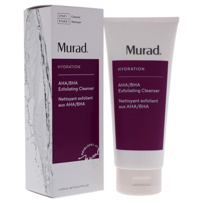 AHA-BHA Exfoliate Cleanser by Murad for Unisex - 6.75 oz Cleanser, , alternate image number null