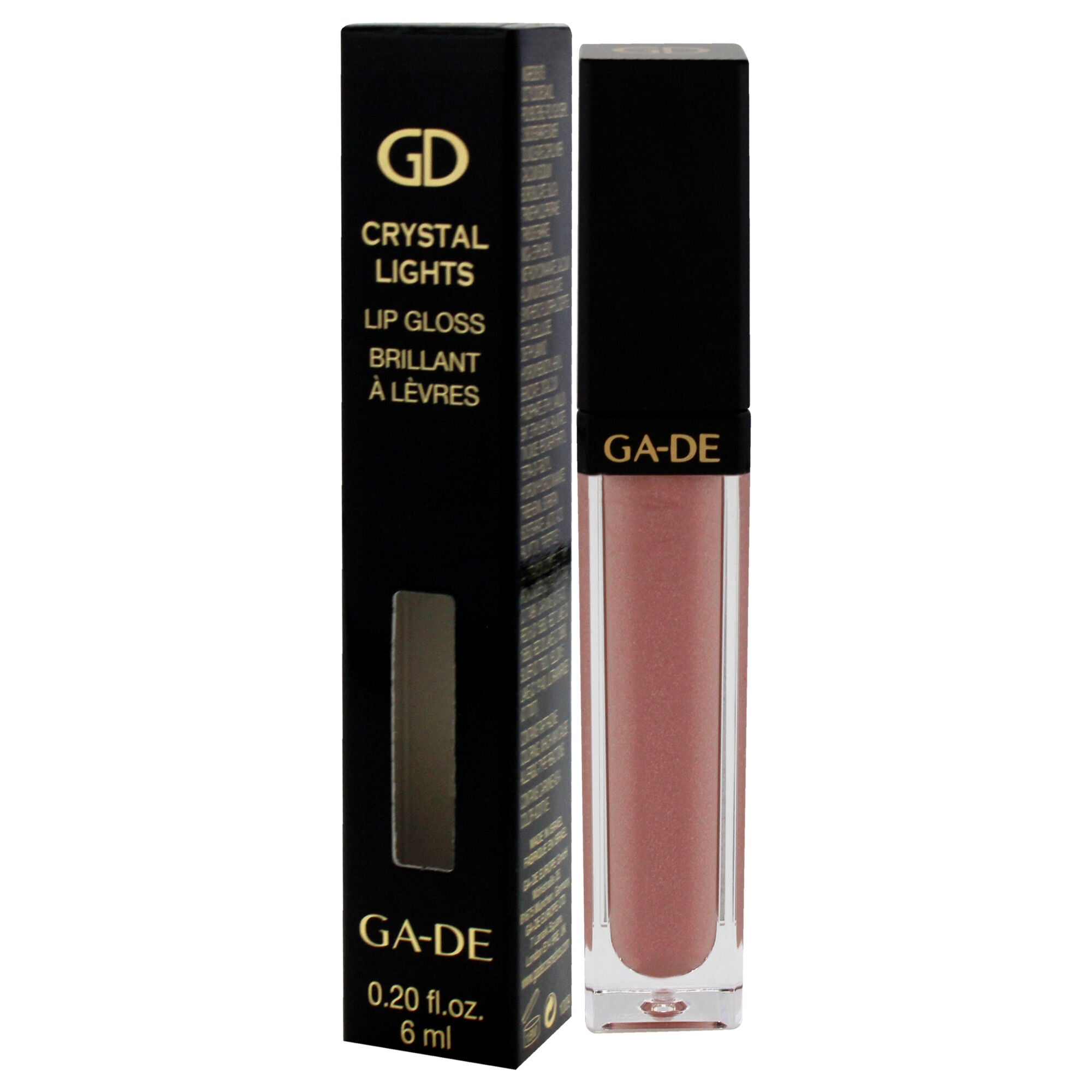 Crystal Lights Lip Gloss - 823 Rose Glitz by GA-DE for Women - 0.2 oz Lip Gloss, See Description, alternate image number 2
