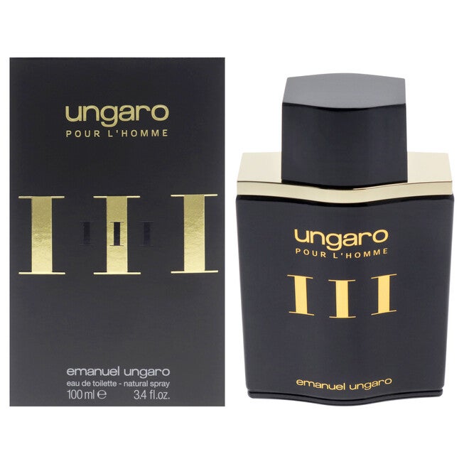 Ungaro III by Emanuel Ungaro for Men - 3.4 oz EDT Spray, NA, hi-res image number null