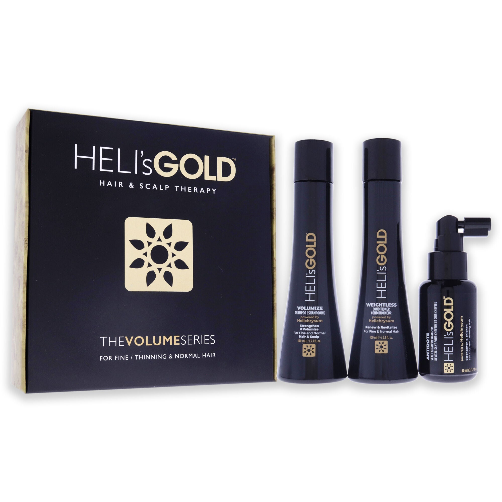 The Volume Series Travel Kit by Helis Gold for Unisex - 3 Pc Set, See Description, alternate image number 2