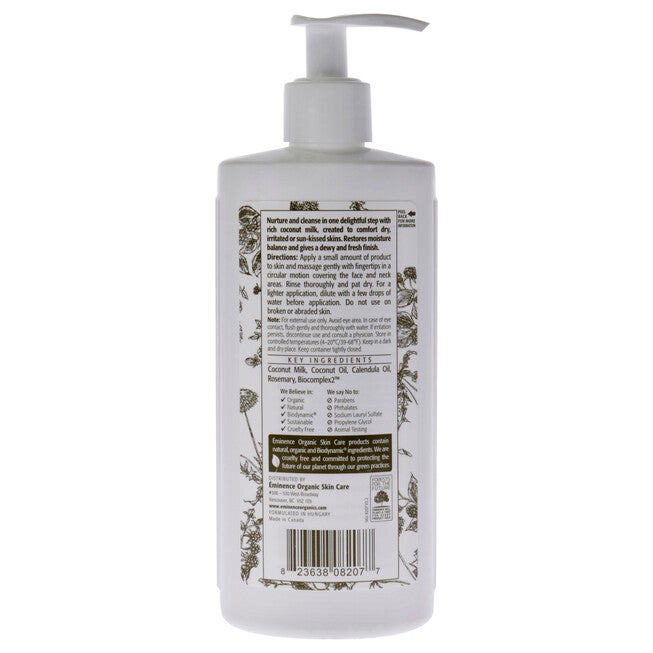 Coconut Milk Cleanser by Eminence for Unisex - 8.4 oz Cleanser, See Description, alternate image number null
