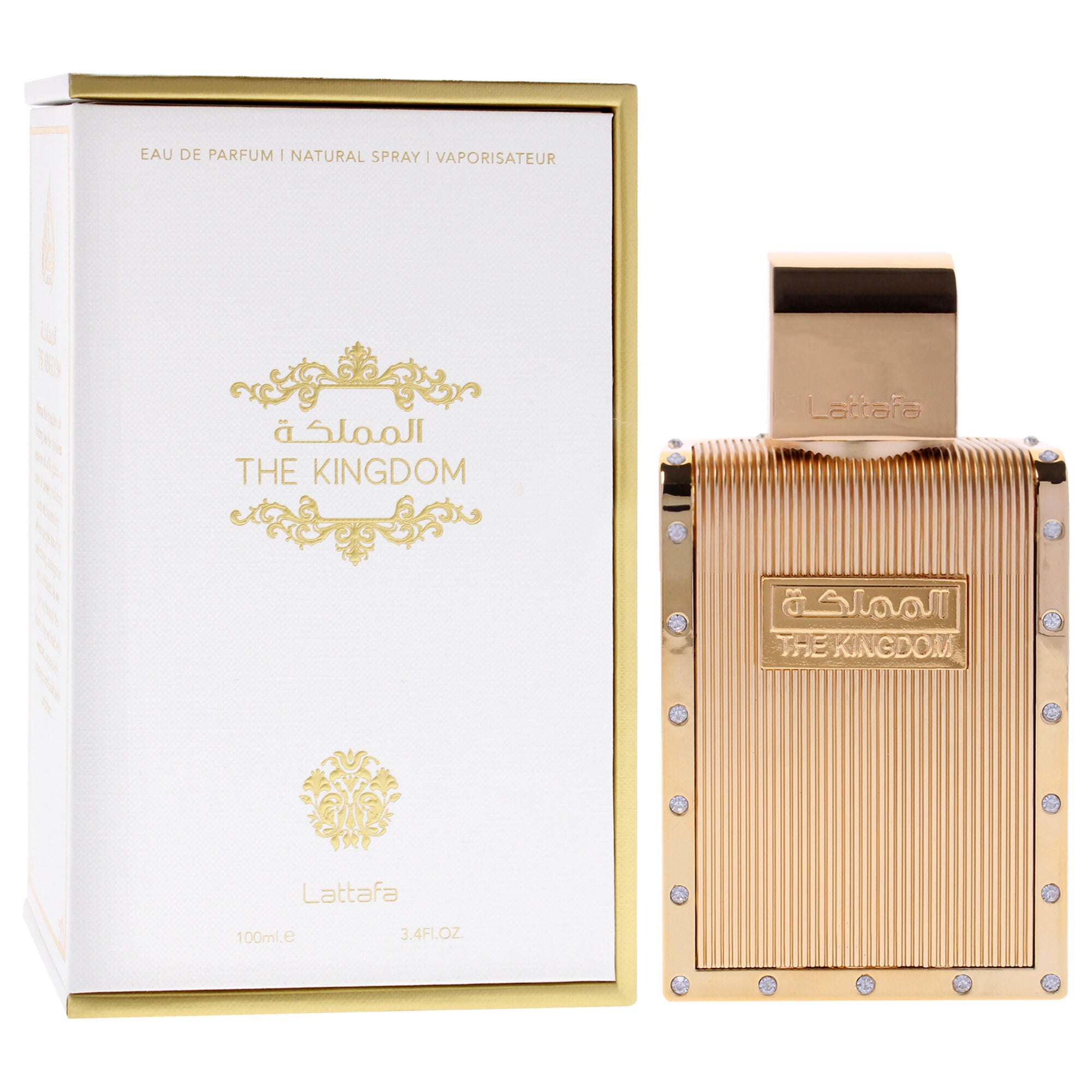 The Kingdom by Lattafa for Men - 3.4 oz EDP Spray, Clear, alternate image number 2