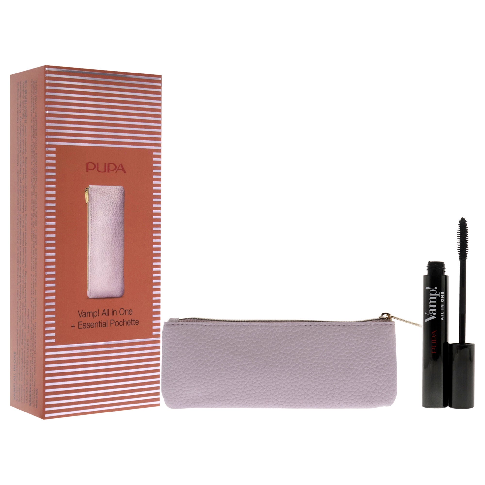 Vamp! All In One Mascara Set by Pupa Milano for Women - 2 Pc 0.30 oz Vamp! All In One Mascara -101 Extra Black, Bag, , alternate image number 5
