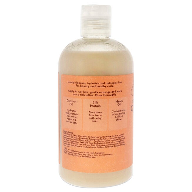 Coconut Hibiscus Curl and Shine Shampoo by Shea Moisture for Unisex - 13 oz Shampoo, See Description, alternate image number 1