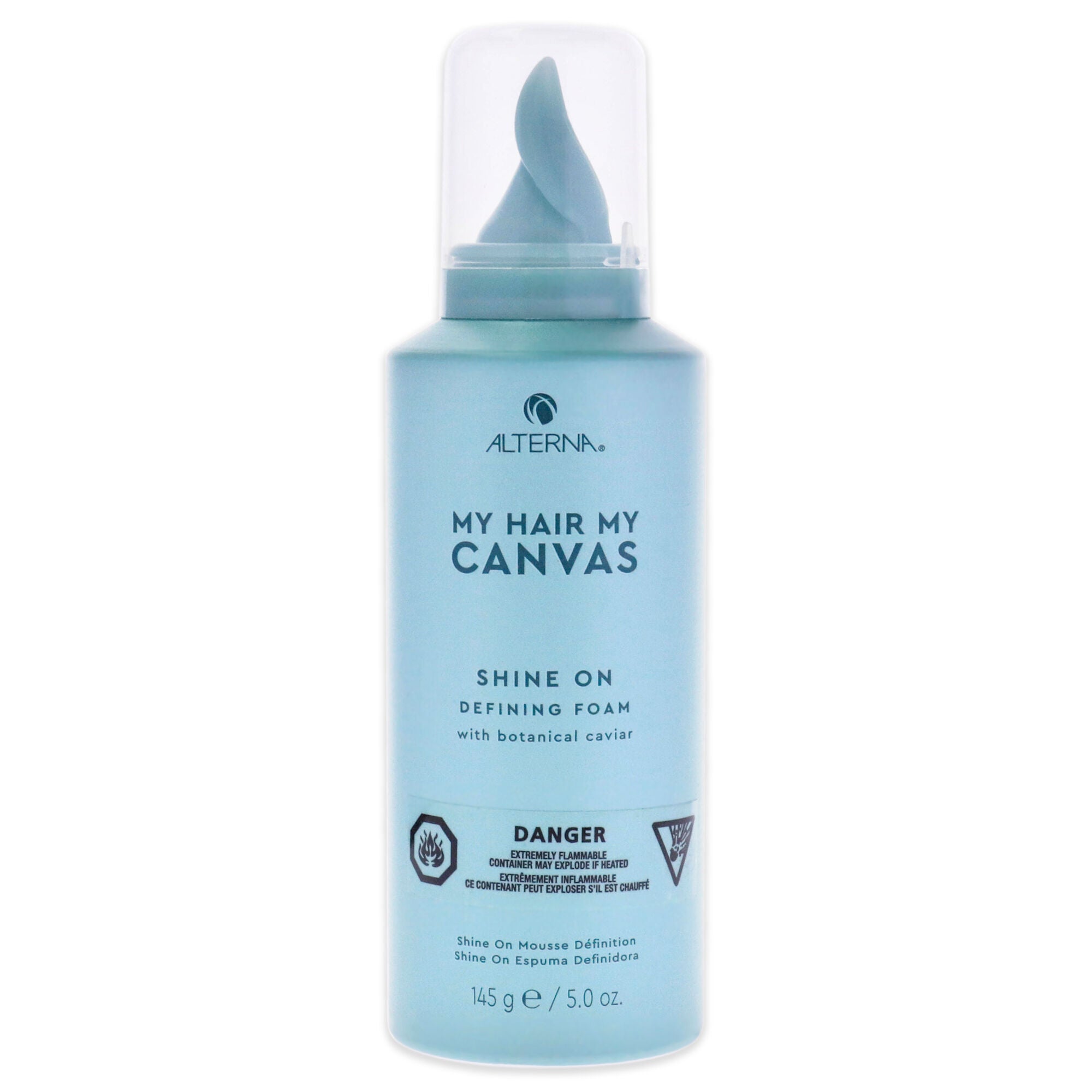 My Hair My Canvas Shine On Defining Foam by Alterna for Unisex - 5 oz Foam, See Description, hi-res image number 0