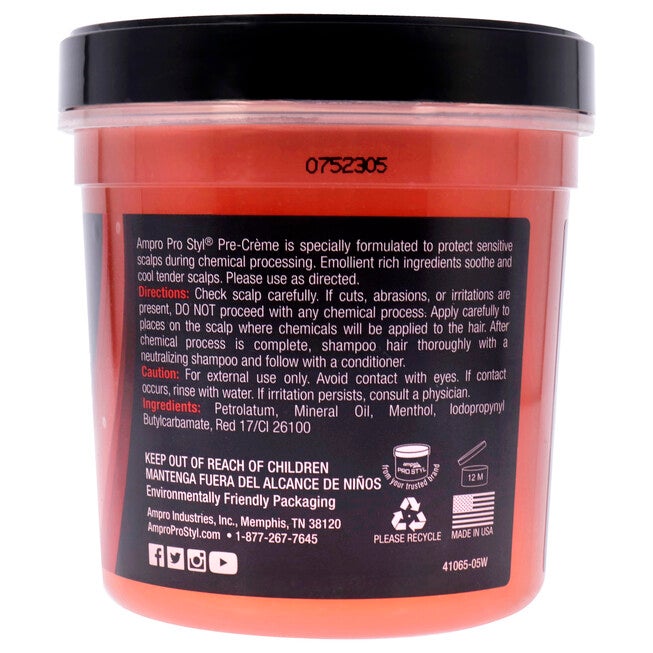 Pre-Creme for Sensitive Scalp by Ampro for Women - 12.5 oz Gel, See Description, alternate image number 2