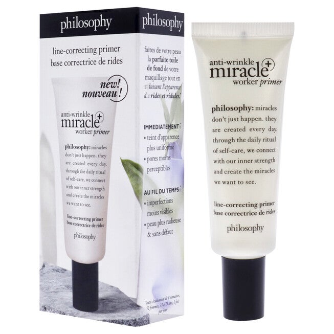 Anti-Wrinkle Miracle Worker Primer Plus Line-Correcting by Philosophy for Women - 0.9 oz Primer, , alternate image number null