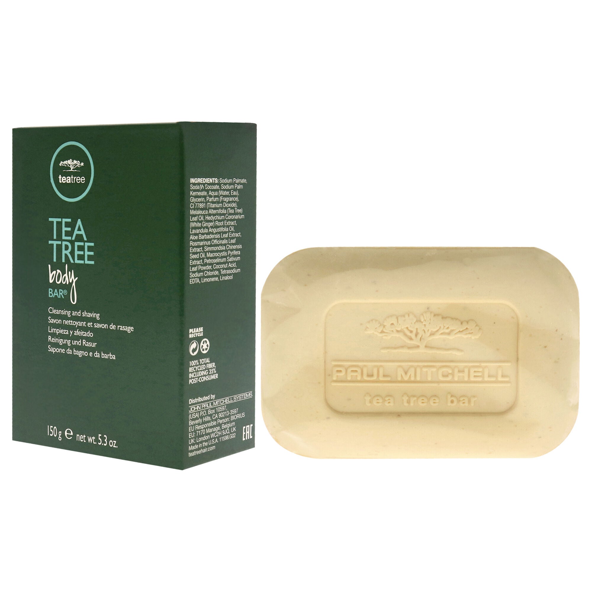 Tea Tree Body Bar by Paul Mitchell for Unisex - 5.3 oz Soap, See Description, alternate image number 3