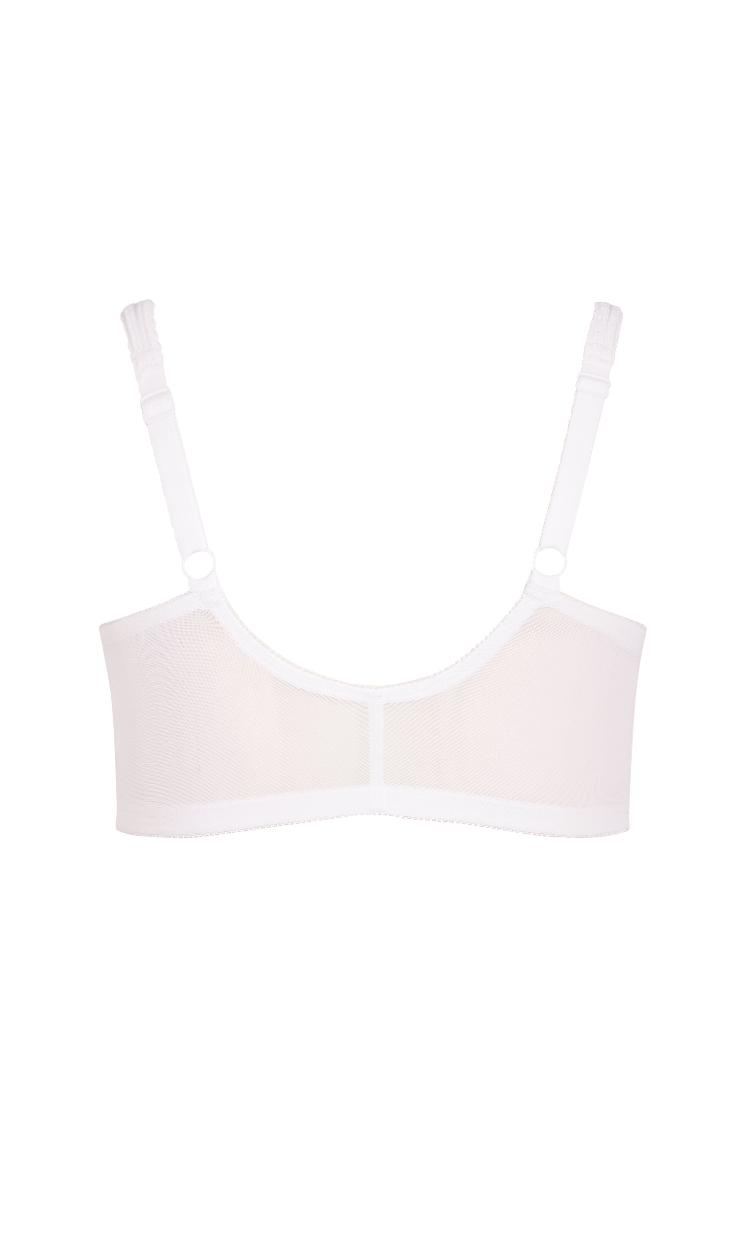 Full Coverage Wire Free Bra - white, , alternate image number 3