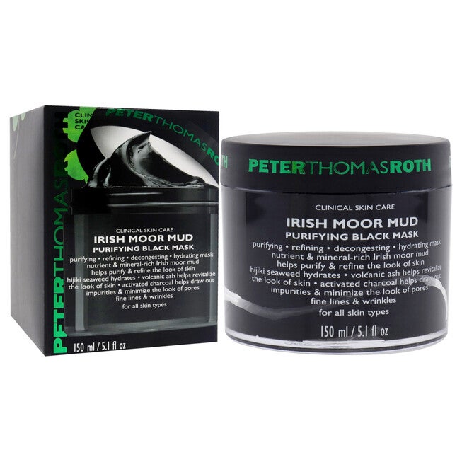 Irish Moor Mud Purifying Black Mask - All Skin Types by Peter Thomas Roth for Unisex - 5 oz Mask, NA, alternate image number null