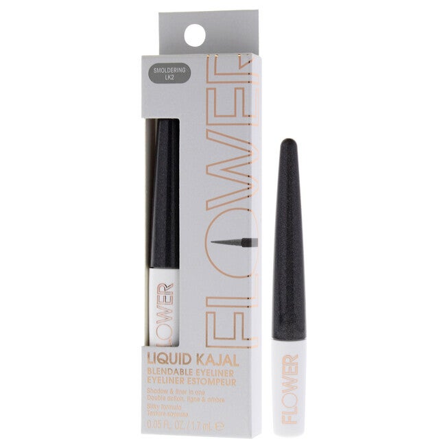 Liquid Kajal Blendable Eyeliner - LK2 Smoldering by Flower Beauty for Women - 0.05 oz Eyeliner, NA, alternate image number null