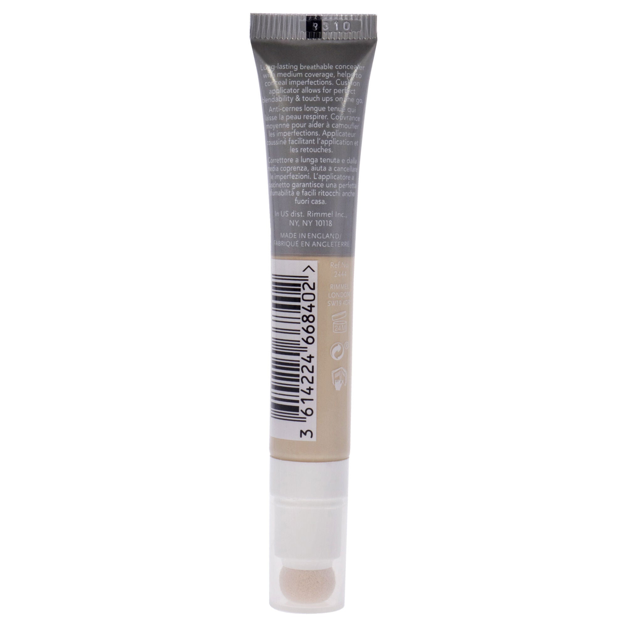 Lasting Finish 25Hr Breathable Concealer - 001 Light Ivory by Rimmel London for Women - 0.23 oz Concealer, See Description, alternate image number 2
