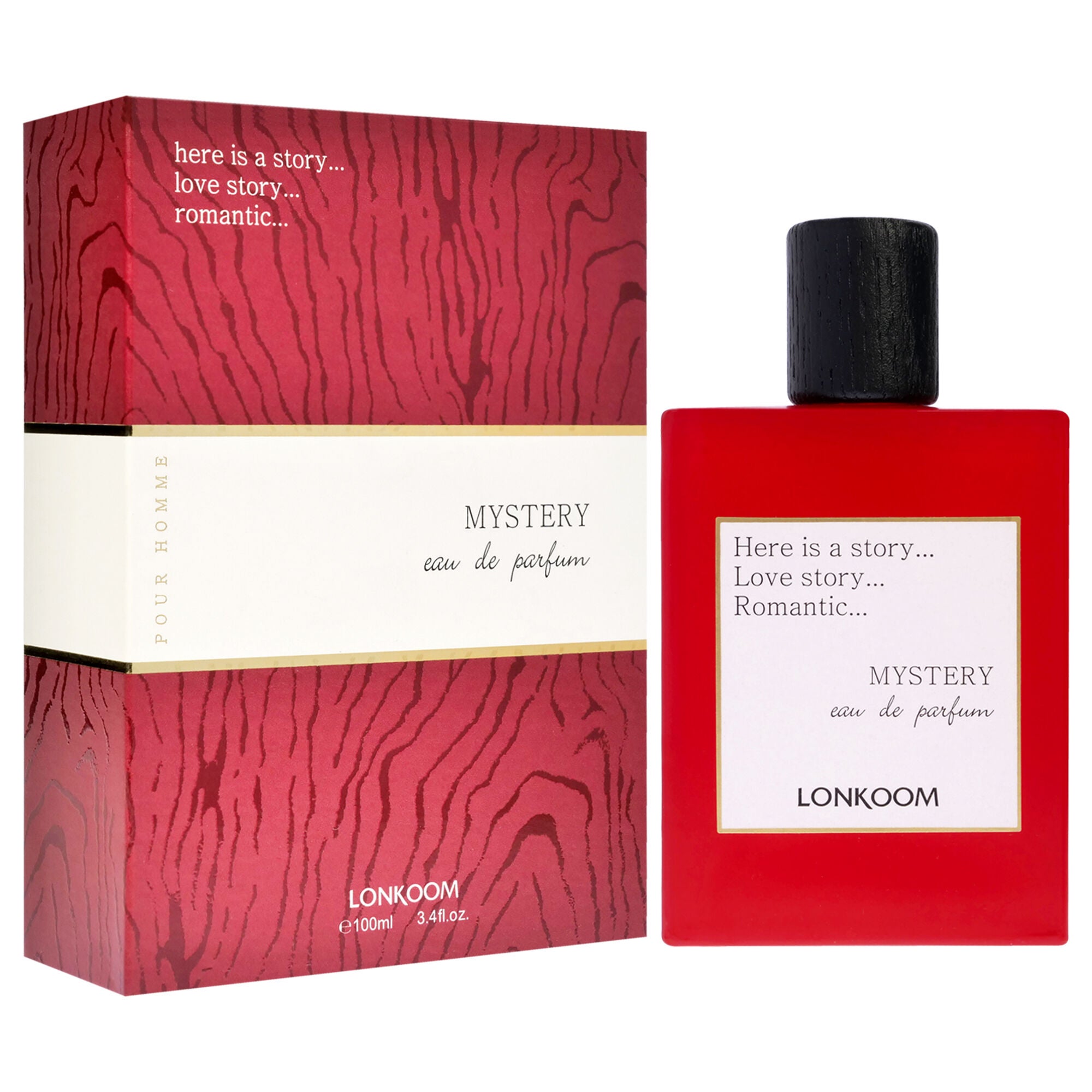 Mystery - Red by Lonkoom for Women - 3.4 oz EDP Spray, See Description, alternate image number 1