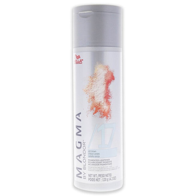 Magma by Blondor Pigmented Lightener - 17 Ash Brown by Wella for Unisex - 4.2 oz Lightener, See Description, alternate image number 4