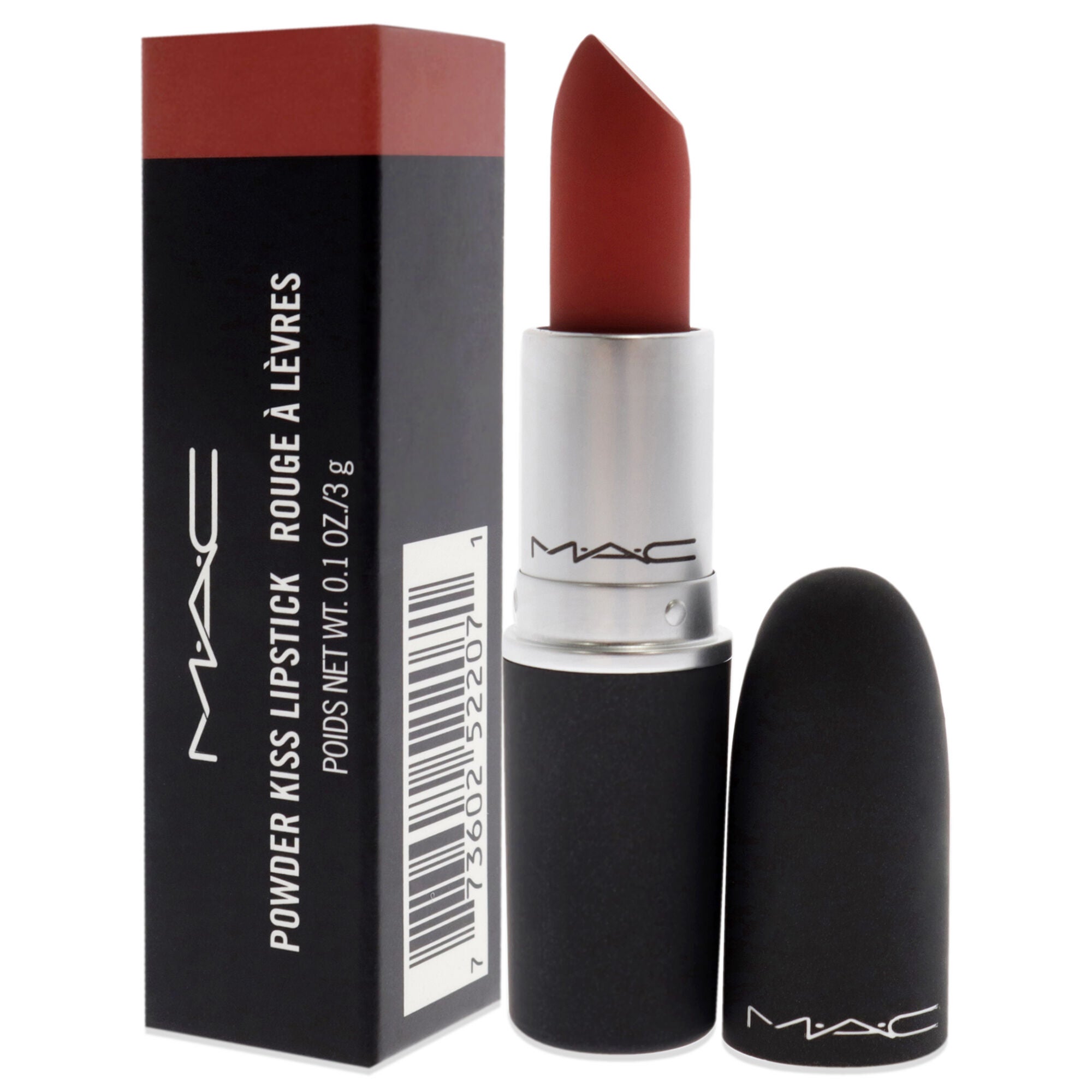 Powder Kiss Lipstick - 316 Devoted To Chili by MAC for Women - 0.1 oz Lipstick, See Description, alternate image number 3