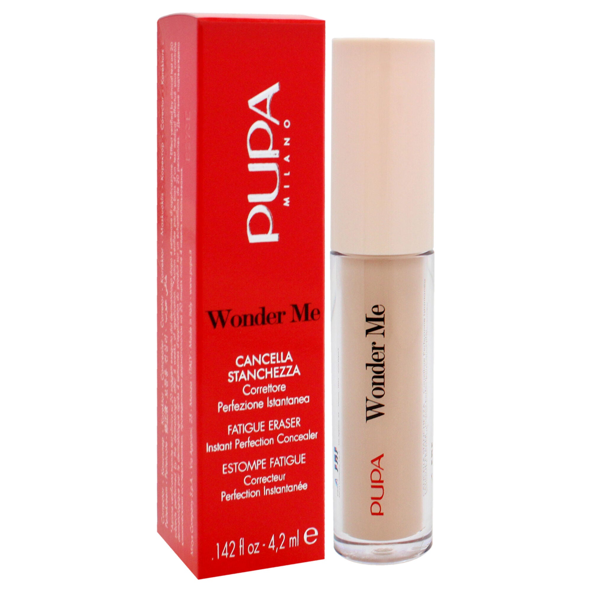 Wonder Me Fatigue Eraser - 020 Medium Gold Beige by Pupa Milano for Women - 0.142 oz Concealer, See Description, alternate image number 1