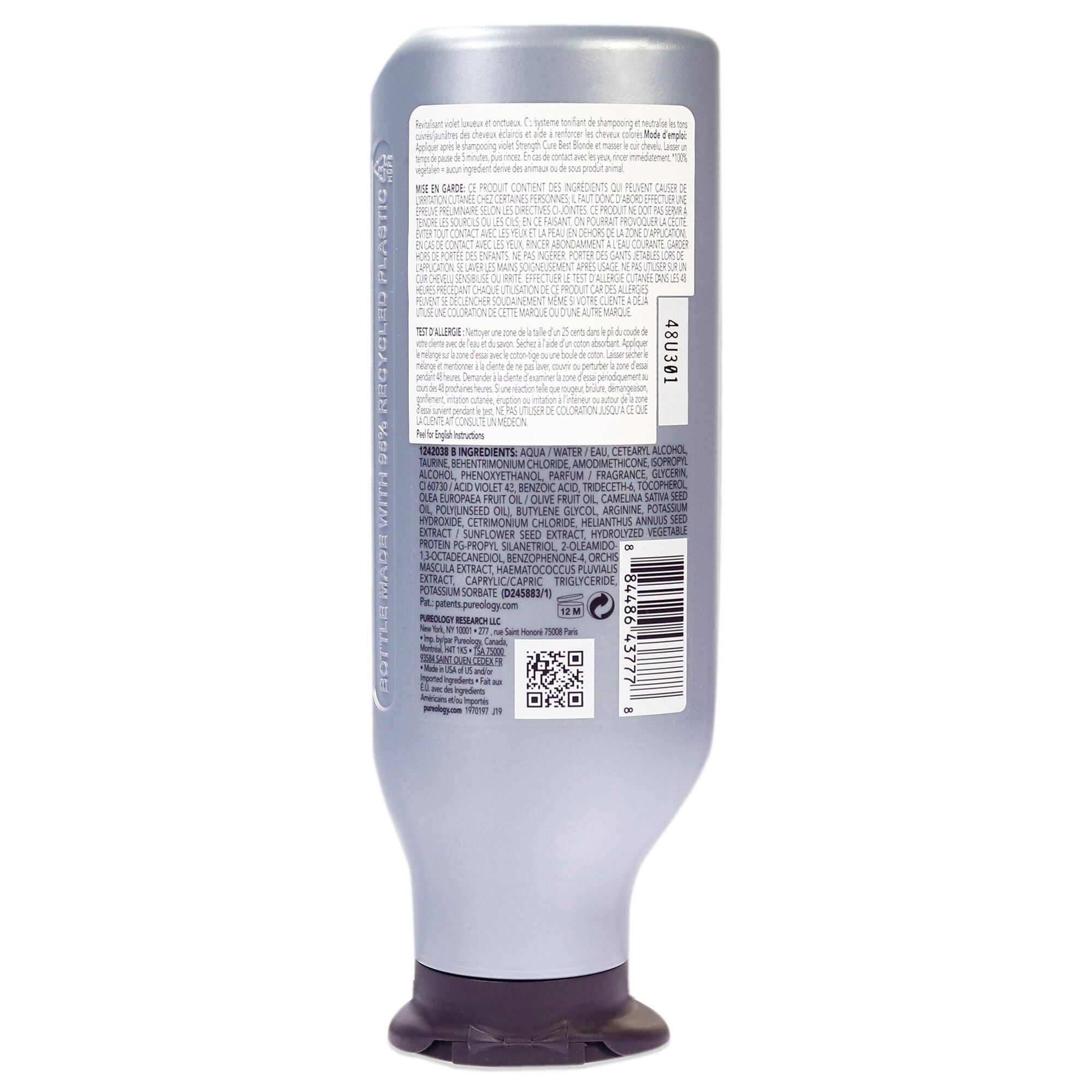 Strength Cure Blonde Conditioner by Pureology for Unisex - 9 oz Conditioner, See Description, alternate image number 2