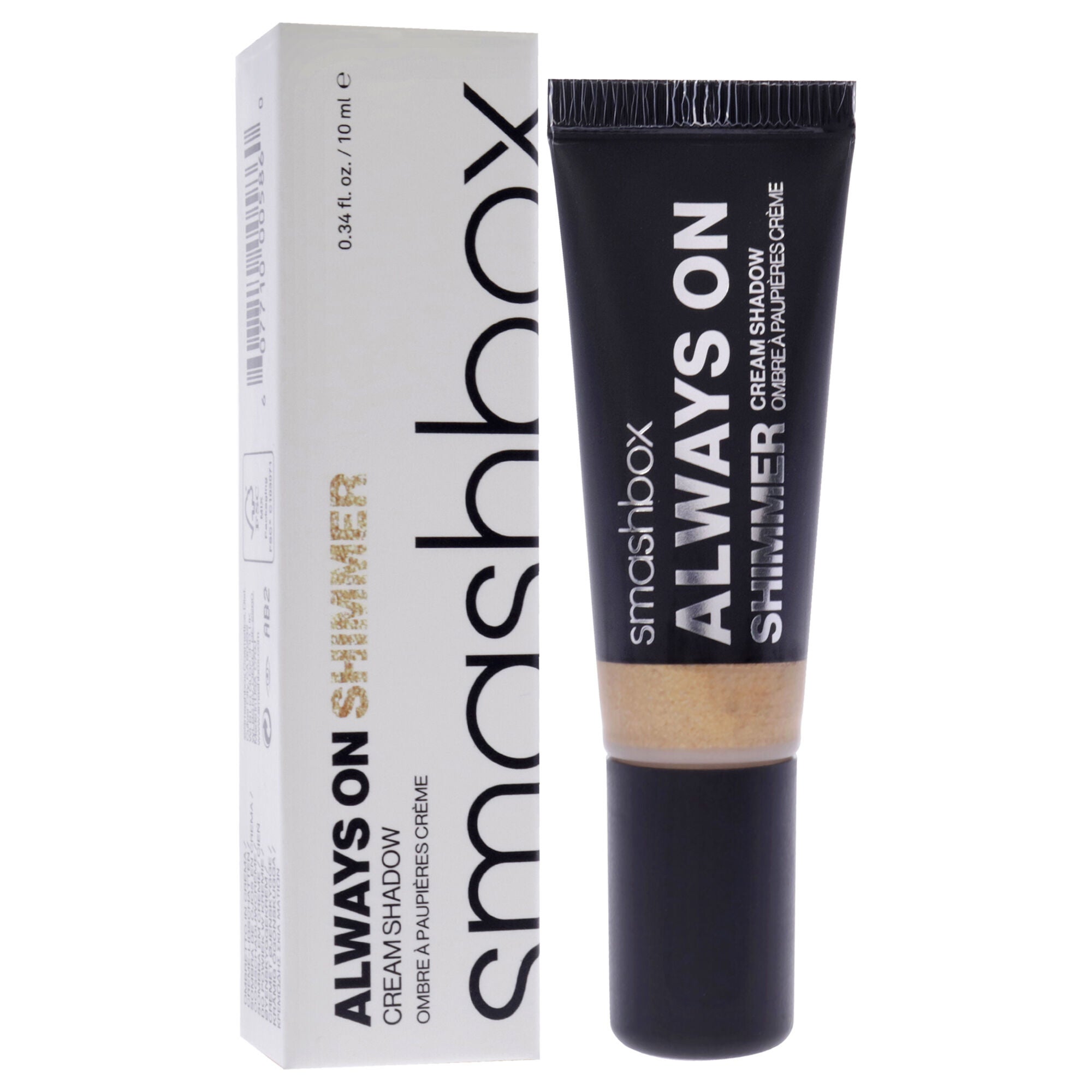 Always On Shimmer Cream Eye Shadow - Gold by SmashBox for Women - 0.34 oz Eye Shadow, , alternate image number 6