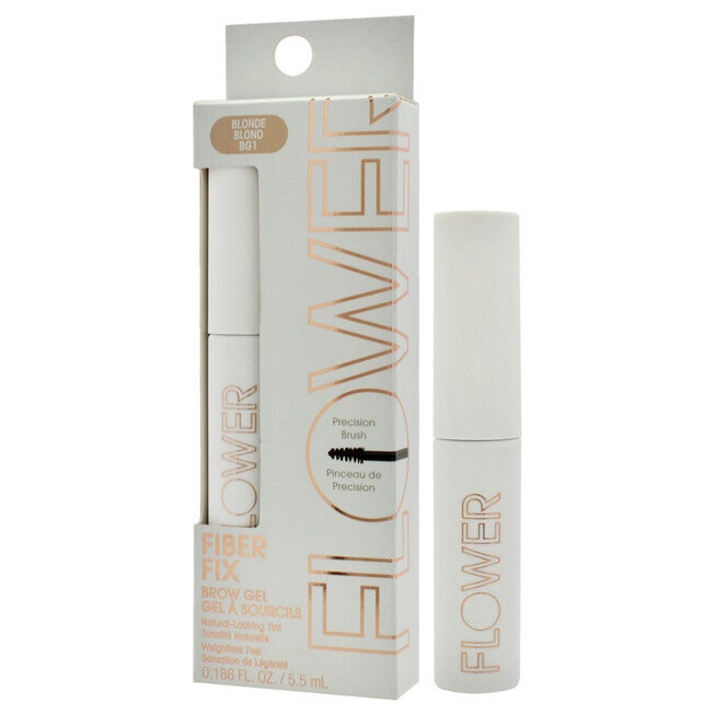 Fiber Fix Brow Gel - BG1 Blonde by Flower Beauty for Women - 0.186 oz Eyebrow Gel, NA, alternate image number null
