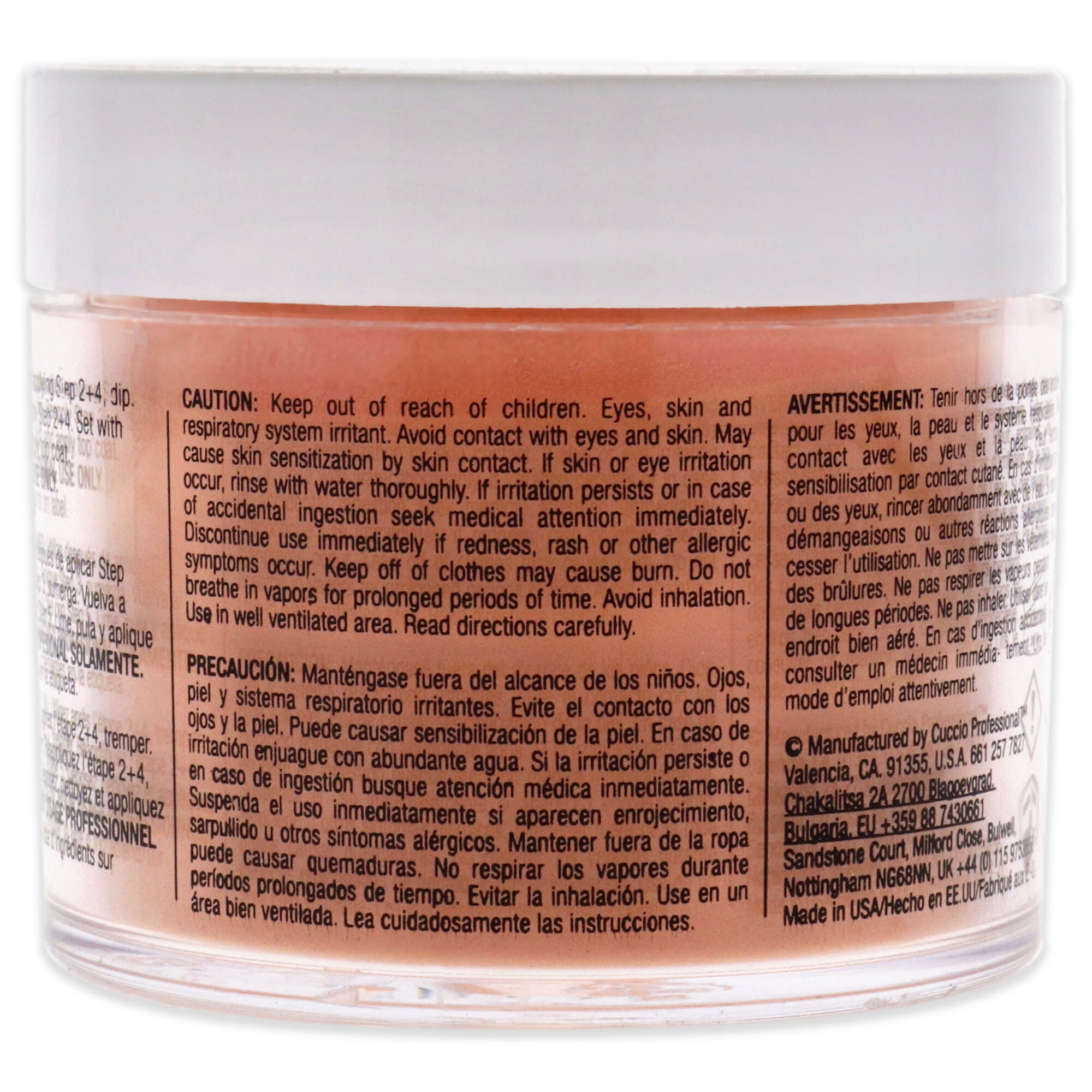 Pro Powder Polish Nail Colour Dip System - Be Fearless by Cuccio Pro for Women - 1.6 oz Nail Powder, , alternate image number 3