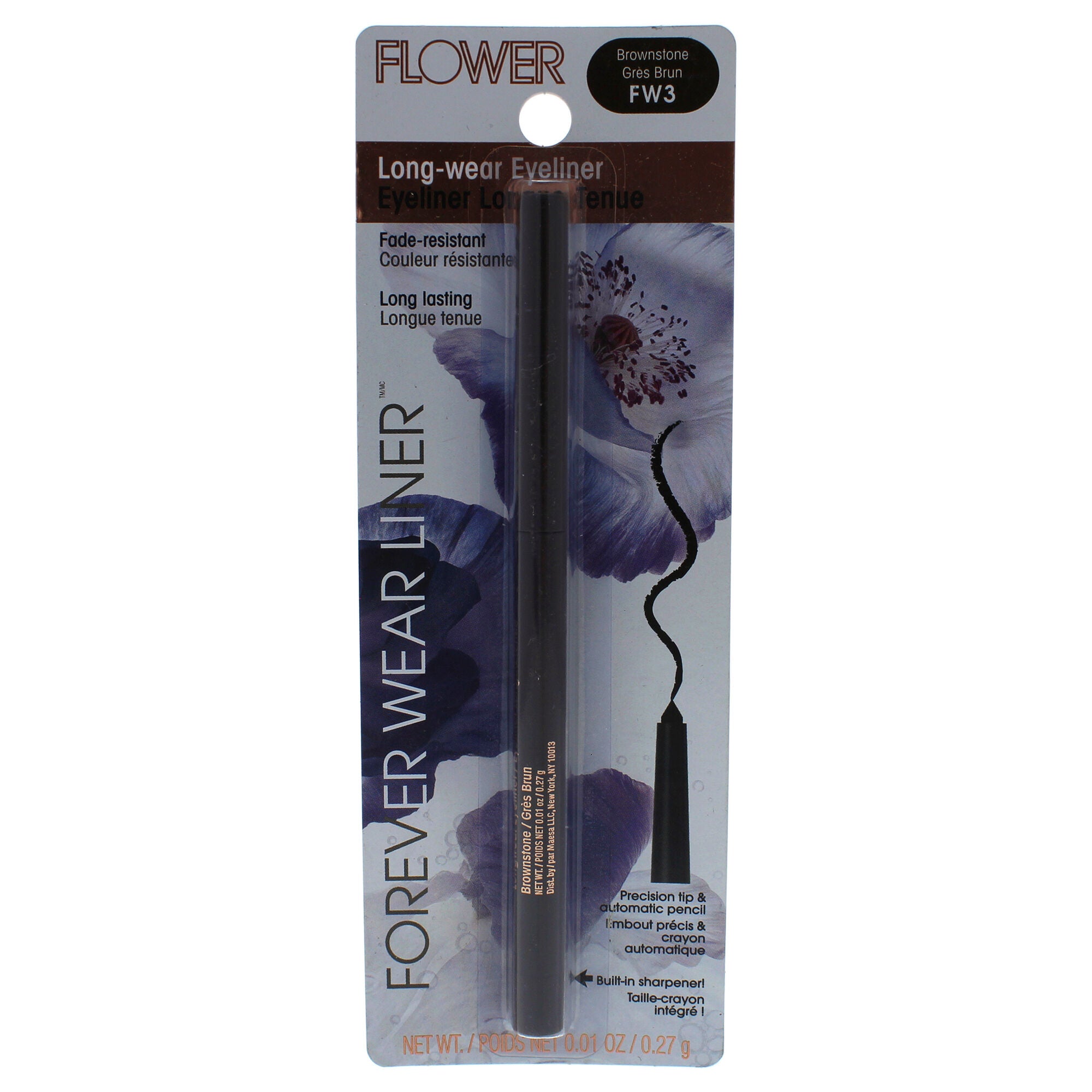Forever Wear Liner Long-Wear Eyeliner - FW3 Brownstone by Flower Beauty for Women - 0.01 oz Eyeliner, See Description, hi-res image number 0