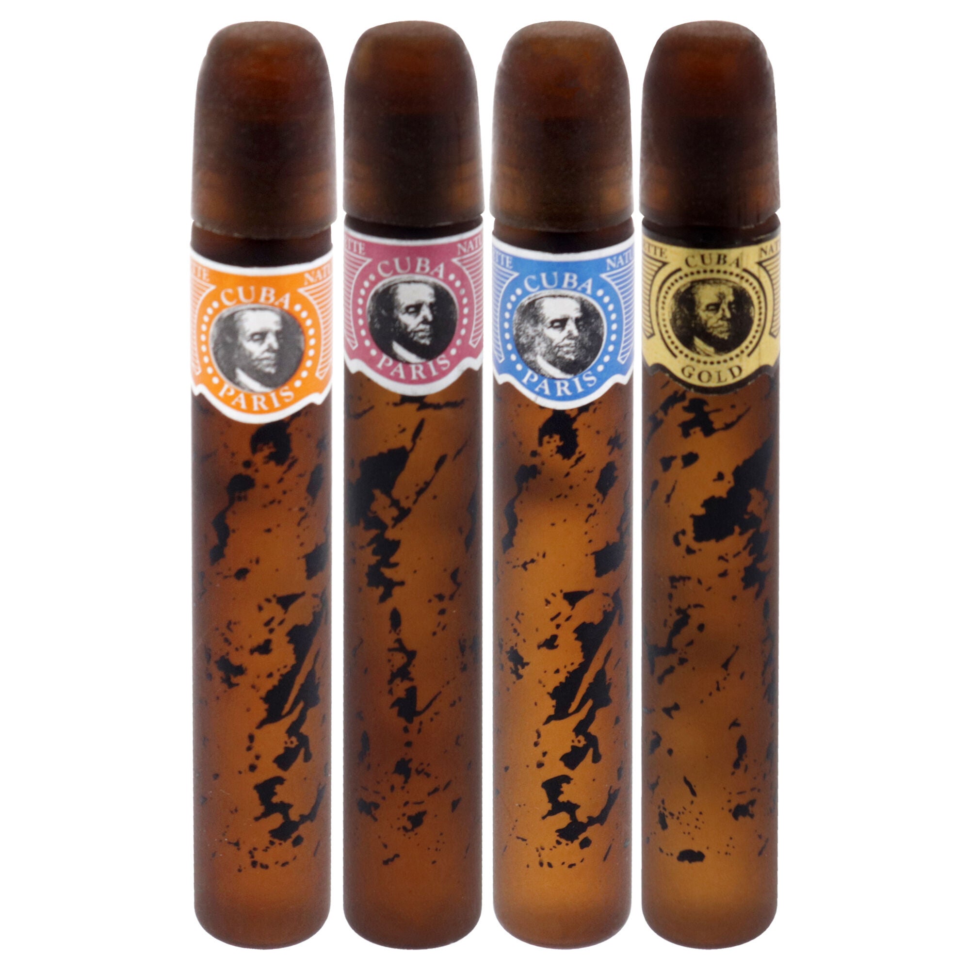 Cuba by Cuba for Men - 4 Pc Mini Gift Set cuba gold, cuba red, cuba blue, cuba orange (5ml each), See Description, alternate image number 1